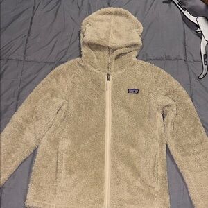 Patagonia Kids Beige Fleece Jacket